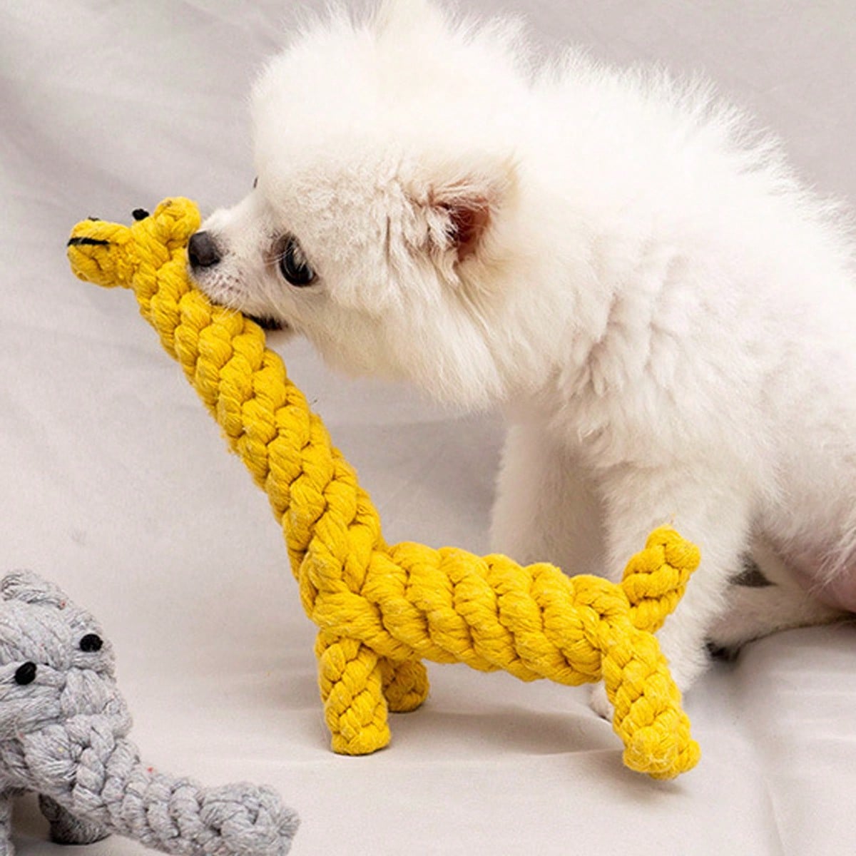 Indestructible Dog Chew Toy - Mainan anjing peliharaan dari tali katun