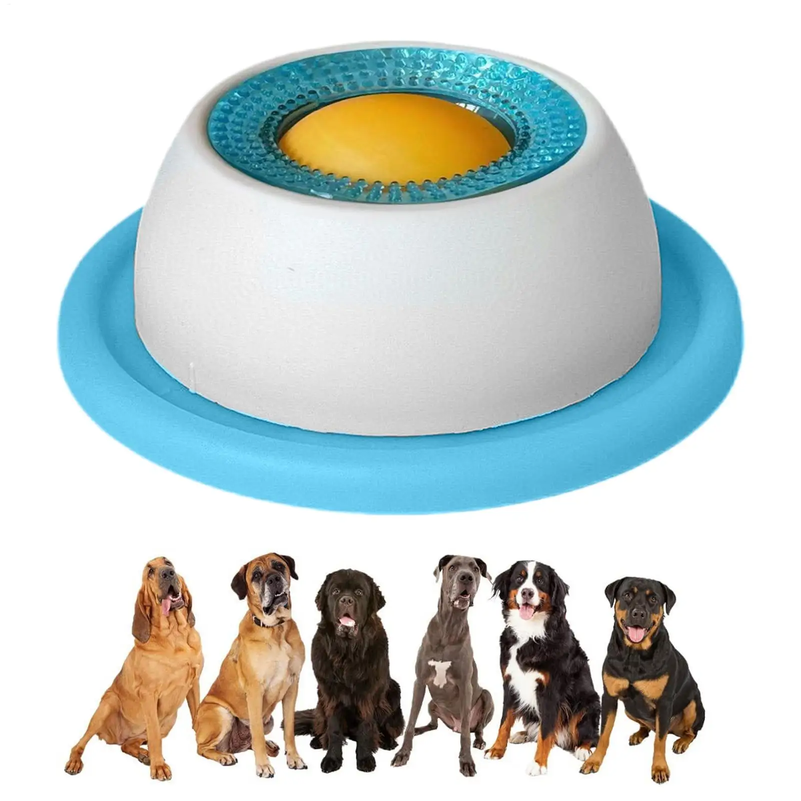 Dog Puzzle Feeder Toy - Aksesori Pemberian Makan Hewan Peliharaan, Mainan