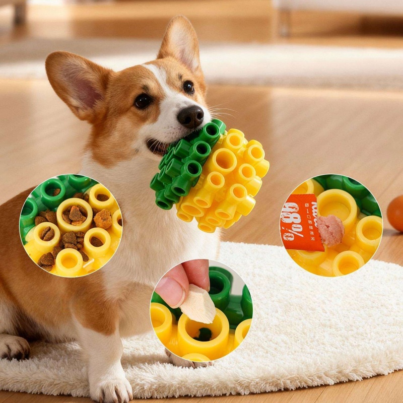 Perlengkapan Hewan Peliharaan  - Rubber Treat Dispensing Dog Toy ulasan dan harga