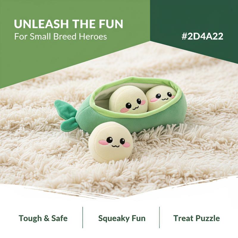 1 Buah Mainan Boneka Kacang Po - Interactive Squeaky Plush Dog Toy ulasan dan harga