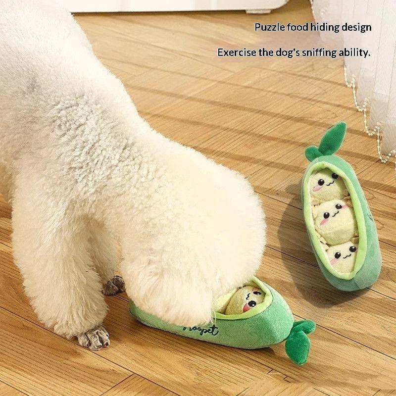 1 Buah Mainan Boneka Kacang Po - Interactive Squeaky Plush Dog Toy ulasan dan harga