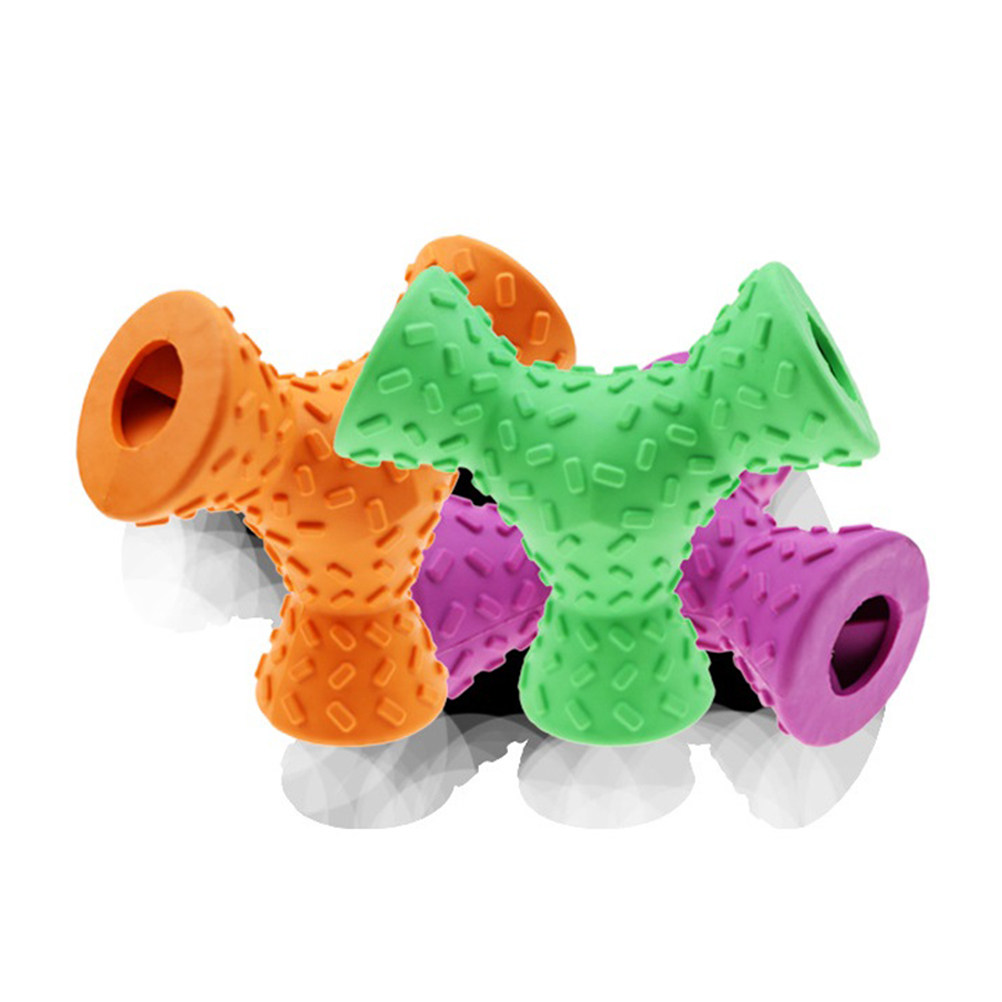 1 buah mainan kunyah anjing be - Rubber Treat Dispensing Dog Toy ulasan dan harga