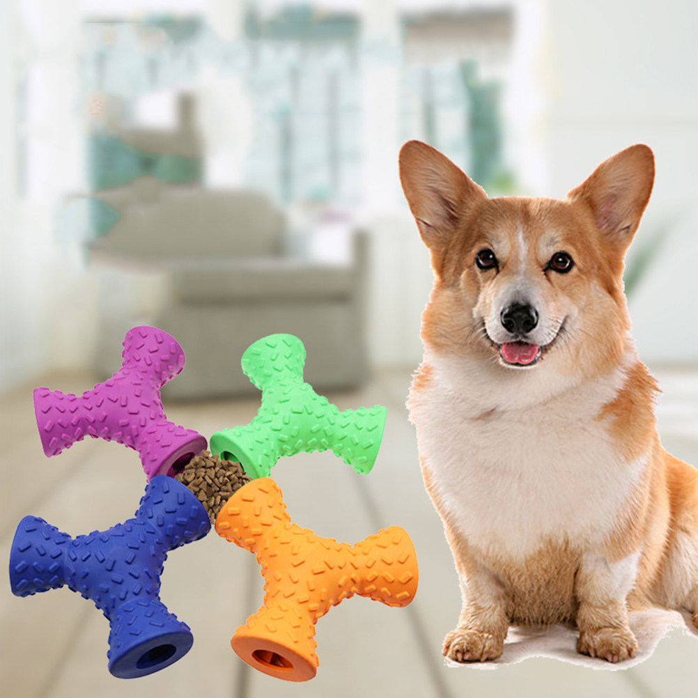 1 buah mainan kunyah anjing be - Rubber Treat Dispensing Dog Toy ulasan dan harga