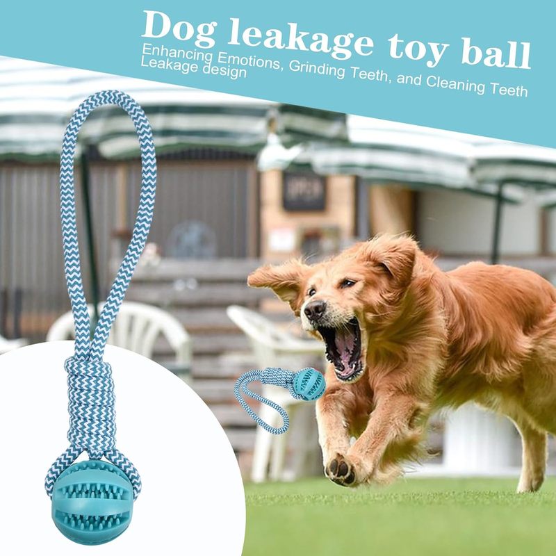 Bola Volumoon dengan Tali - Ma - Indestructible Dog Chew Toy ulasan dan harga