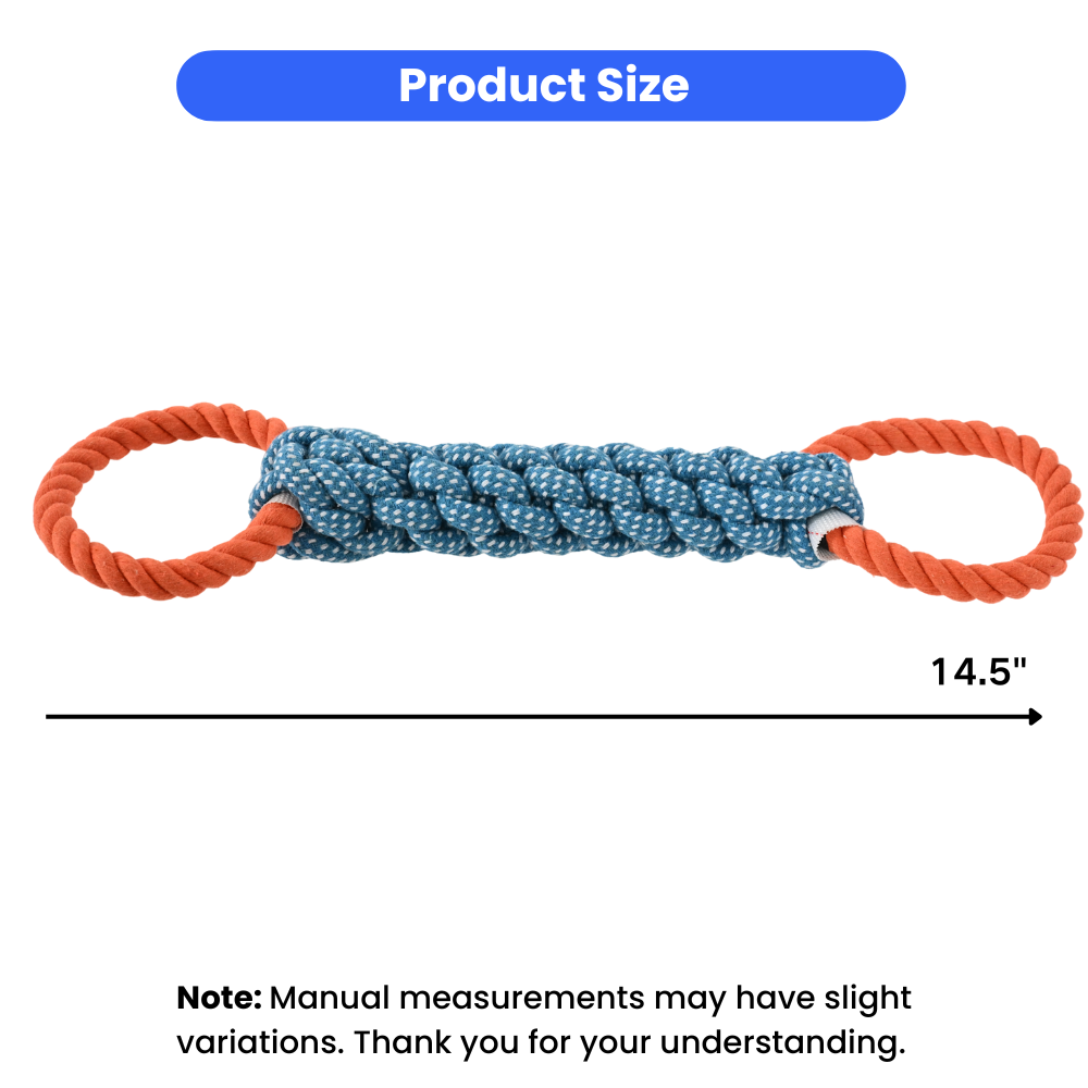 15 PCS/Karton Mainan Tarik Anj - Dog Rope Toy Aggressive Chewers ulasan dan harga