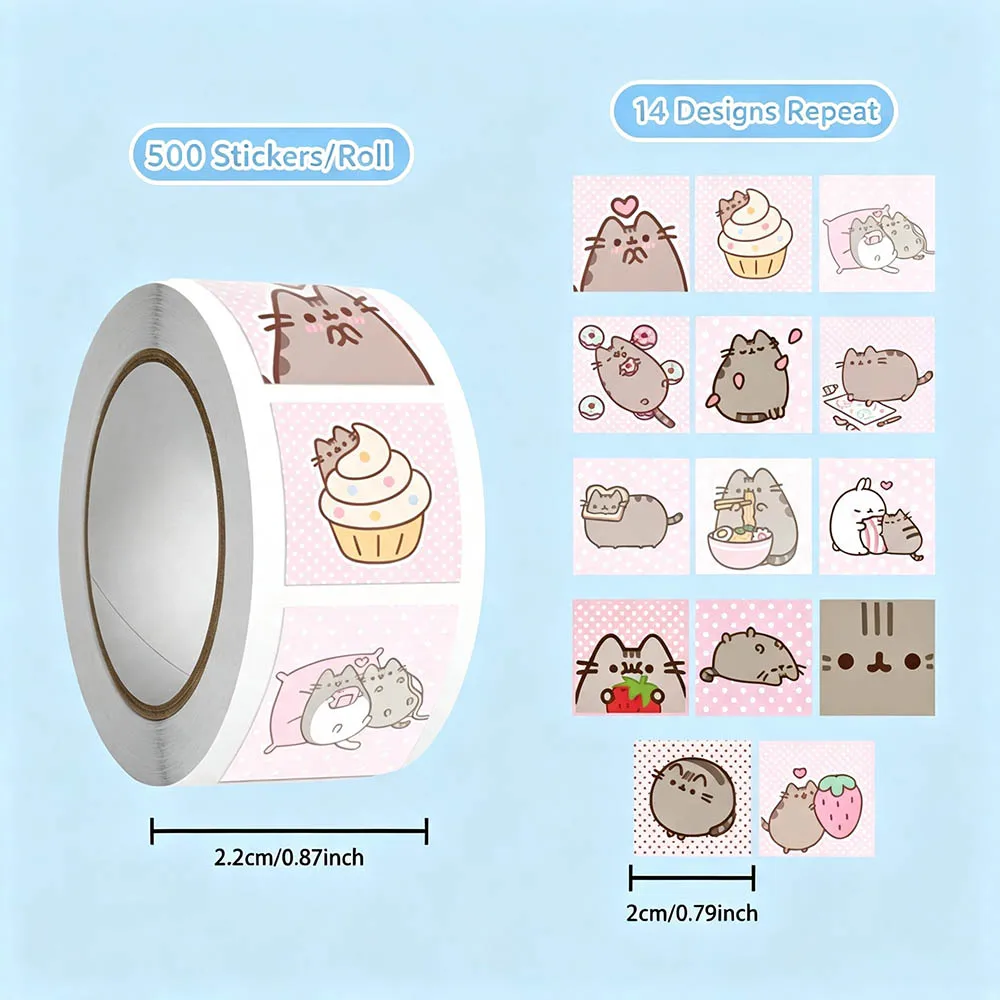 Hou 500 buah Stiker Gulung Kuc - Cat Toys ulasan dan harga