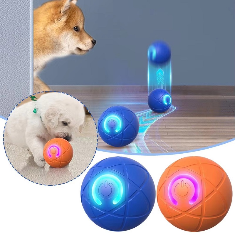 Mainan Anjing Bola Bergulir In - Automatic Moving Dog Ball ulasan dan harga