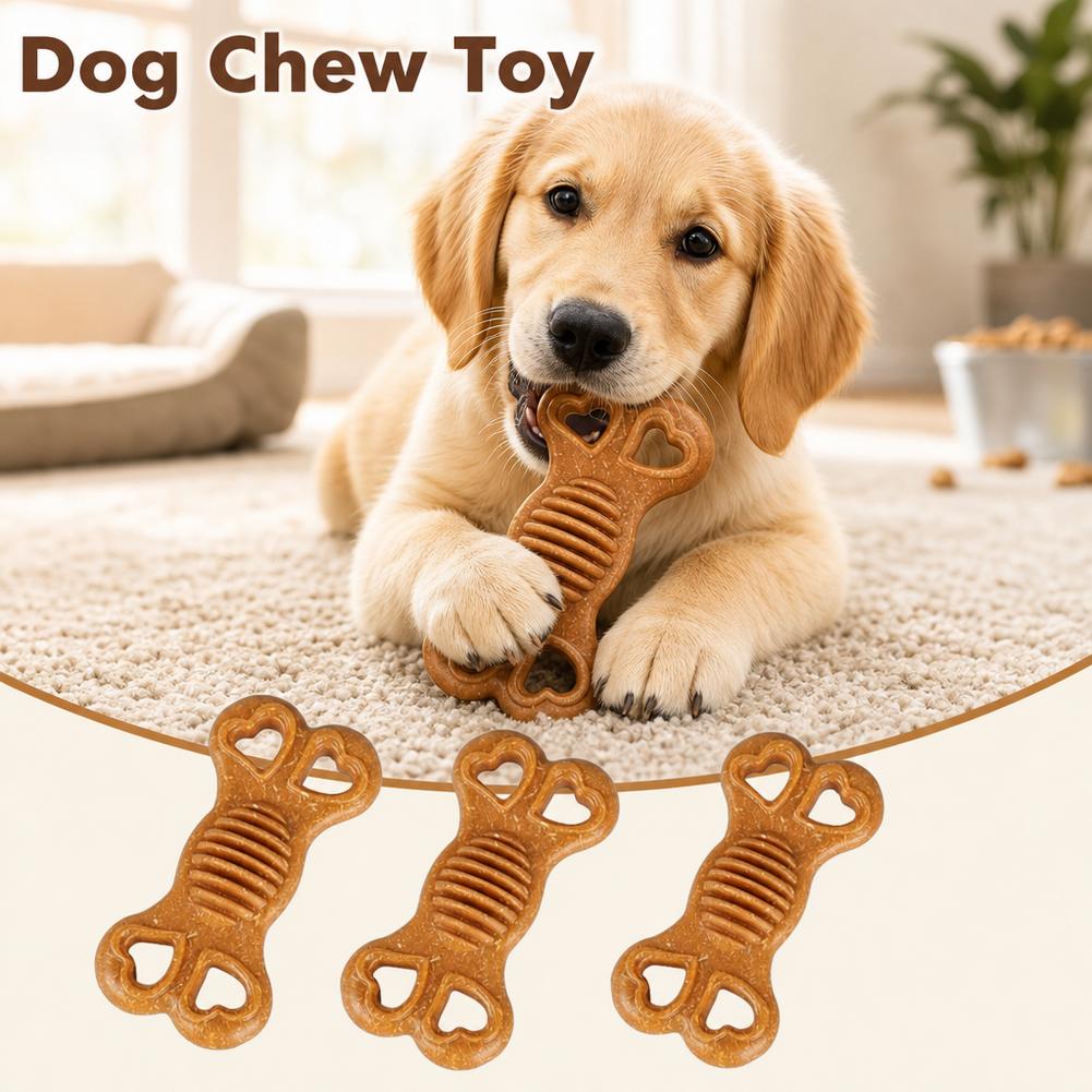 Mainan Gigitan Anjing yang Tid - Teeth Cleaning Dog Chew Bone ulasan dan harga