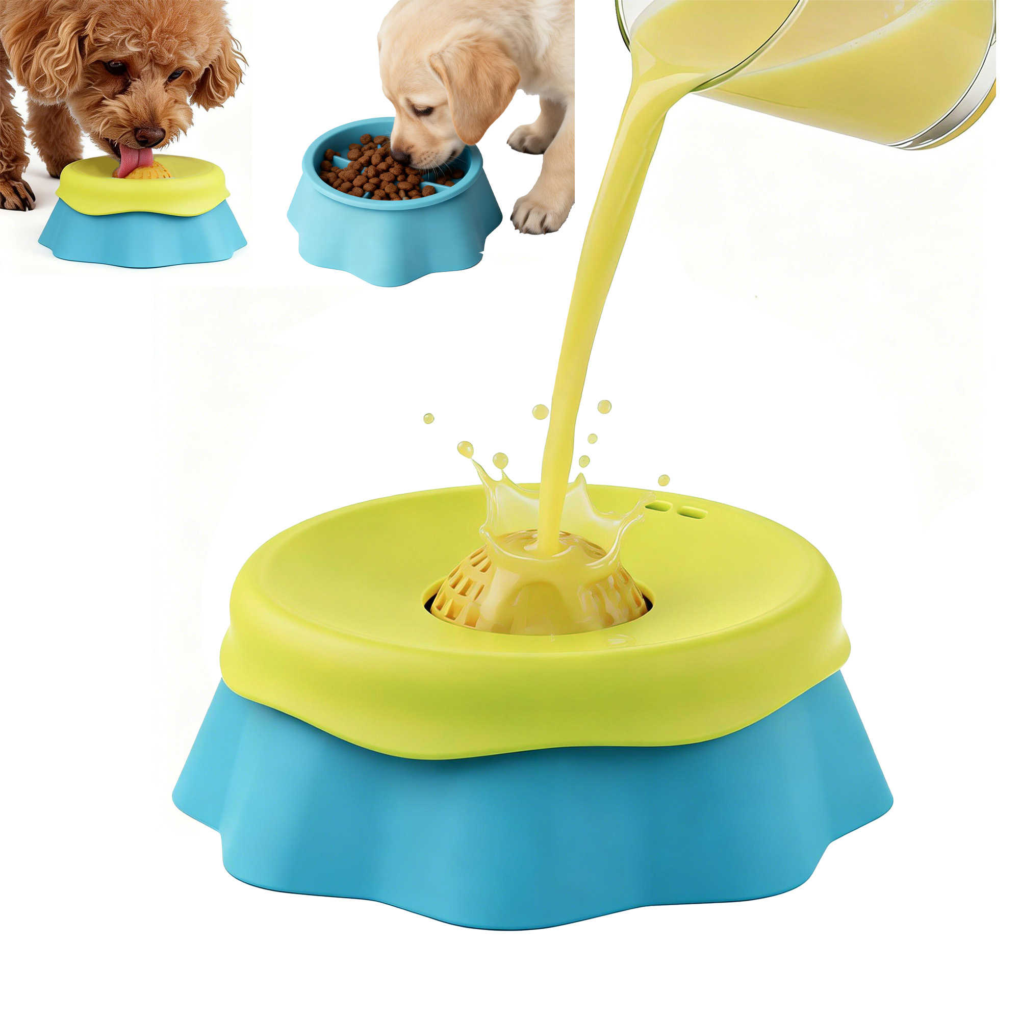 Mangkuk Jilat Anjing, Mangkuk  - Dog Puzzle Feeder Toy ulasan dan harga