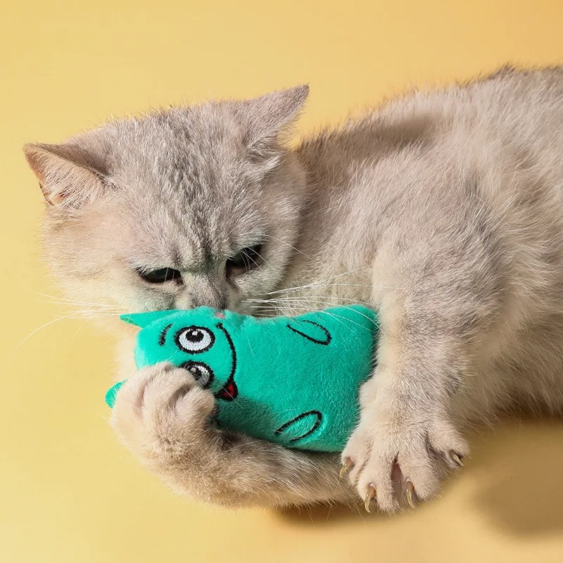 Mainan Kucing Lucu, Mainan Kuc - Catnip Interactive Plush Mouse ulasan dan harga